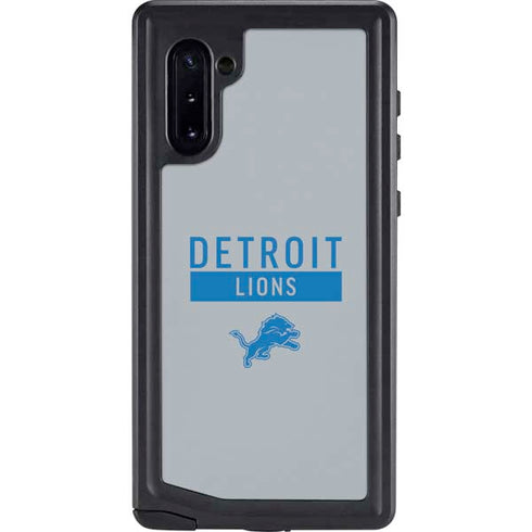 NFL Detroit Lions Grey Performance Series Galaxy Cases