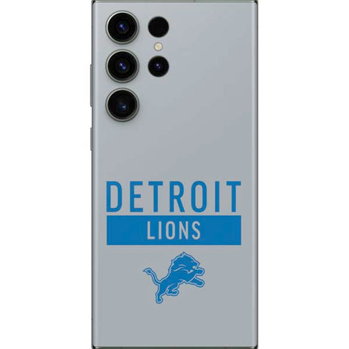 NFL Detroit Lions Grey Performance Series Galaxy Skins