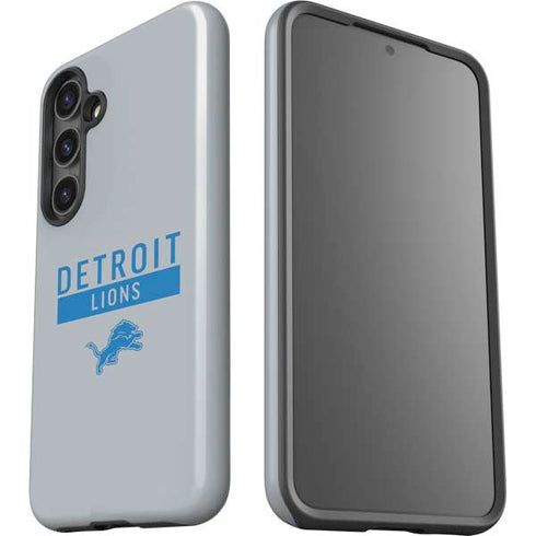 NFL Detroit Lions Grey Performance Series Galaxy S25 Impact Case