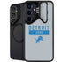 NFL Detroit Lions Grey Performance Series Galaxy S25 Kickstand Case