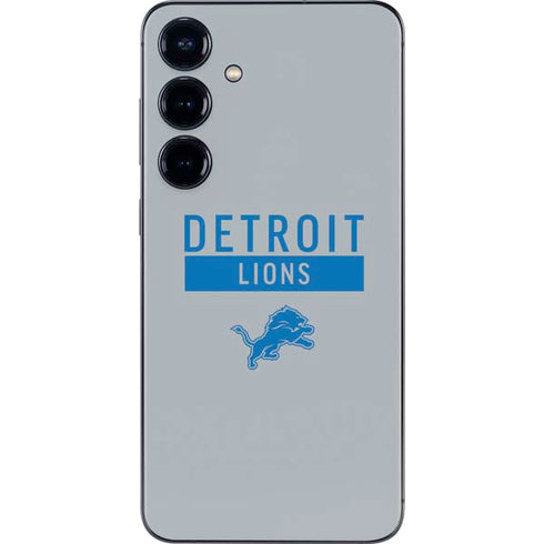 NFL Detroit Lions Grey Performance Series Galaxy S25 Skin