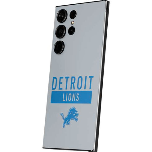 NFL Detroit Lions Grey Performance Series Galaxy S25 Ultra Skin