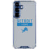 NFL Detroit Lions Grey Performance Series Galaxy S25 Clear Case