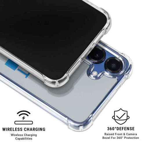 NFL Detroit Lions Grey Performance Series Galaxy S25 Clear Case