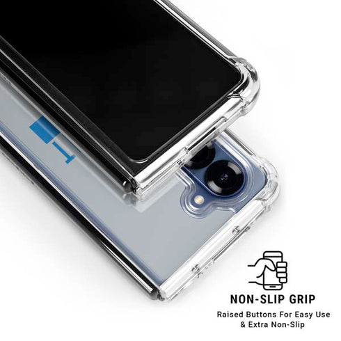 NFL Detroit Lions Grey Performance Series Galaxy Z Fold6 Clear Case