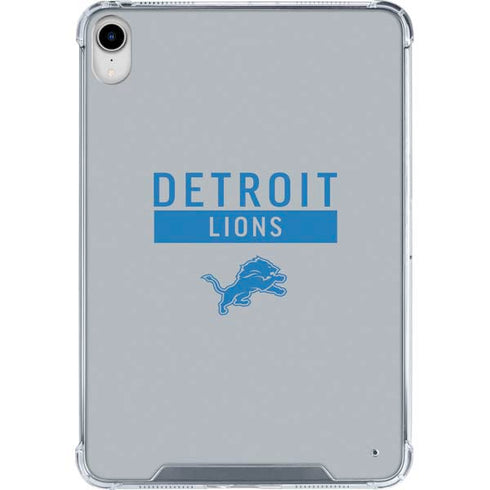 NFL Detroit Lions Grey Performance Series iPad 11th Gen (2025) Clear Case