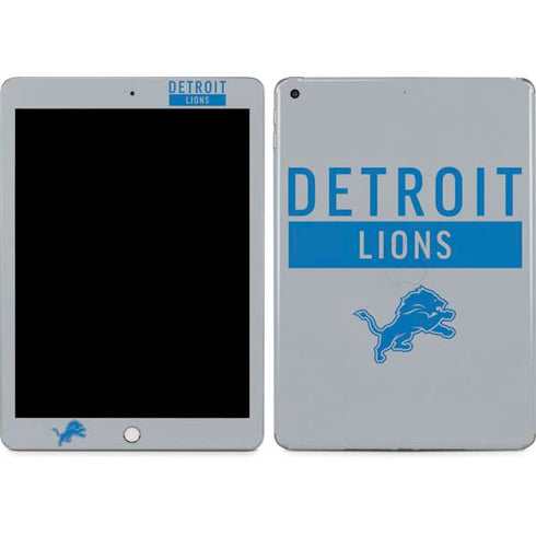 NFL Detroit Lions Grey Performance Series Apple iPad Skin