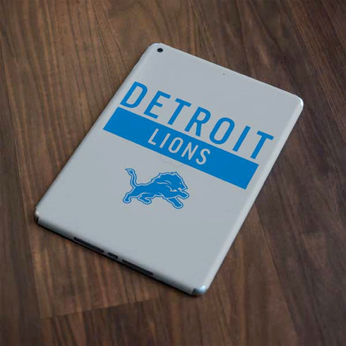 NFL Detroit Lions Grey Performance Series Apple iPad Skin