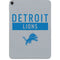 NFL Detroit Lions Grey Performance Series Apple iPad Pro Skin