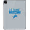 NFL Detroit Lions Grey Performance Series iPad Pro 11in (2024) Clear Case