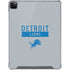 NFL Detroit Lions Grey Performance Series iPad Cases