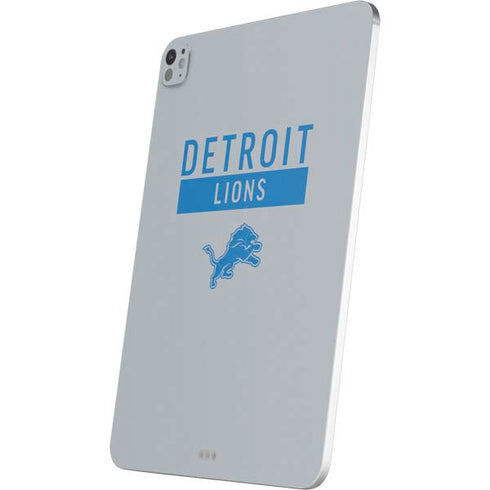 NFL Detroit Lions Grey Performance Series iPad Pro 13in M4 (2024) Skin