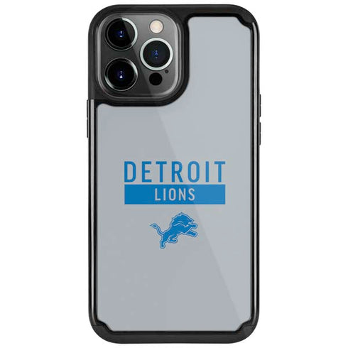 NFL Detroit Lions Grey Performance Series iPhone Cases