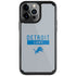 NFL Detroit Lions Grey Performance Series iPhone Cases