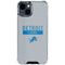 NFL Detroit Lions Grey Performance Series iPhone 15 Clear Case