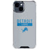 NFL Detroit Lions Grey Performance Series iPhone 15 Clear Case