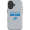 NFL Detroit Lions Grey Performance Series iPhone 16 Impact Case
