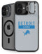 NFL Detroit Lions Grey Performance Series iPhone 16 Kickstand Case