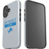 NFL Detroit Lions Grey Performance Series iPhone 16 Plus Impact Case