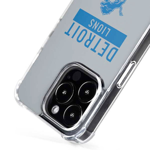 NFL Detroit Lions Grey Performance Series iPhone 16 Pro MagSafe Case