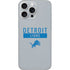 NFL Detroit Lions Grey Performance Series iPhone 16 Pro Max Skin