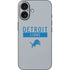 NFL Detroit Lions Grey Performance Series iPhone 16 Skin