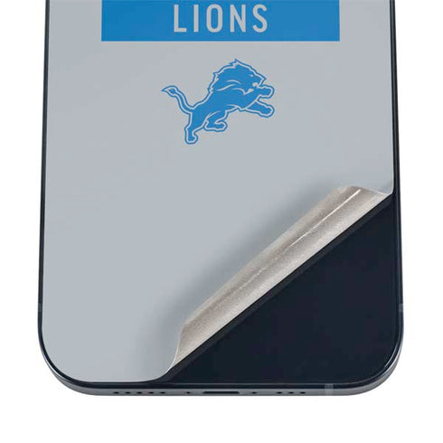 NFL Detroit Lions Grey Performance Series iPhone 16 Skin