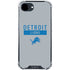 NFL Detroit Lions Grey Performance Series iPhone 16e Clear Case