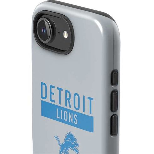 NFL Detroit Lions Grey Performance Series iPhone 16e Impact Case