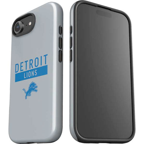 NFL Detroit Lions Grey Performance Series iPhone 16e Impact Case