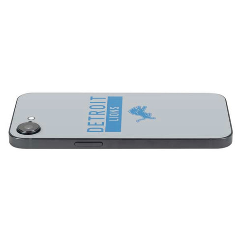 NFL Detroit Lions Grey Performance Series iPhone 16e Skin