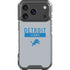 NFL Detroit Lions Grey Performance Series iPhone 18 Pro Clear Case
