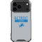 NFL Detroit Lions Grey Performance Series iPhone 18 Pro Max Clear Case