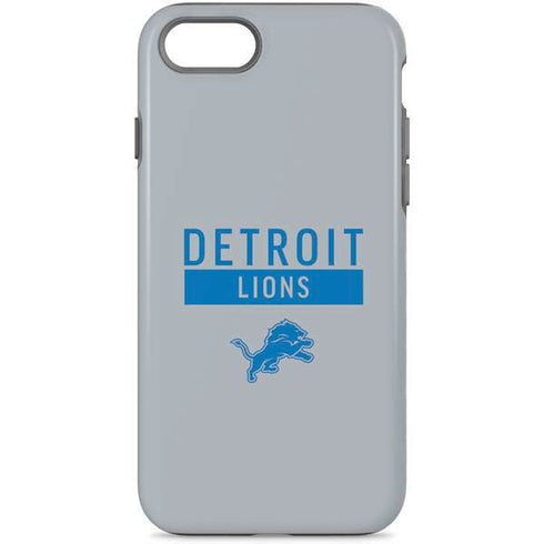 NFL Detroit Lions Grey Performance Series iPhone Cases