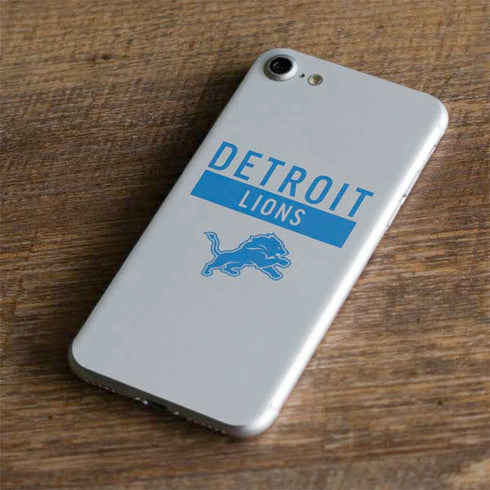 NFL Detroit Lions Grey Performance Series iPhone 8 Skin