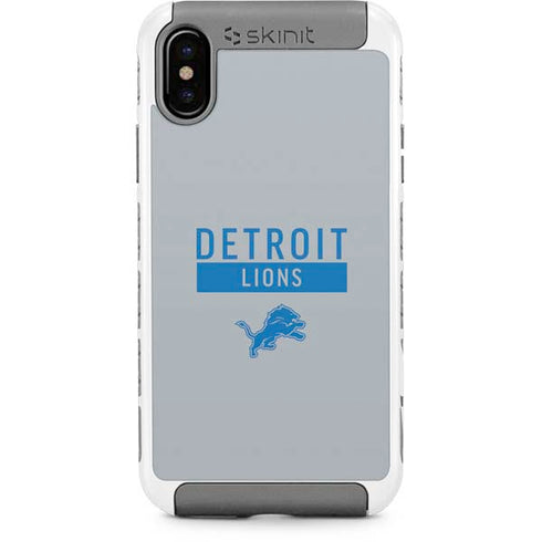 NFL Detroit Lions Grey Performance Series iPhone Cases