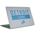 NFL Detroit Lions Grey Performance Series MacBook Skins