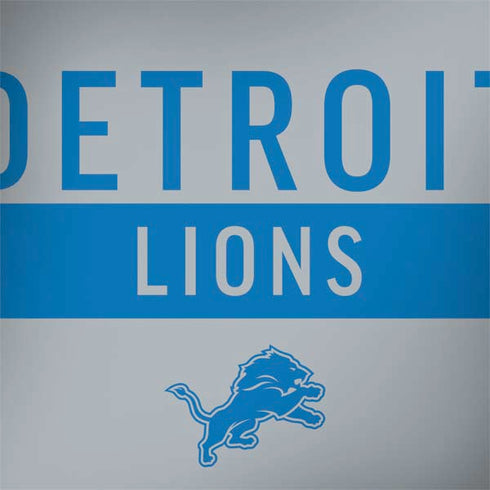 NFL Detroit Lions Grey Performance Series MacBook Skins