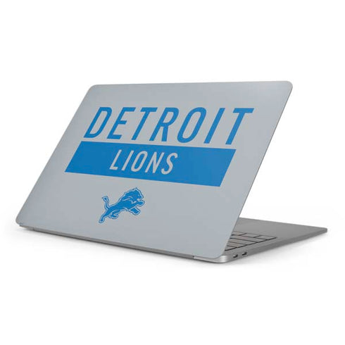 NFL Detroit Lions Grey Performance Series Apple MacBook Pro 16-inch Skin