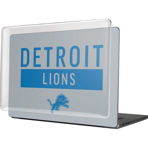 NFL Detroit Lions Grey Performance Series MacBook Cases