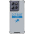 NFL Detroit Lions Grey Performance Series Moto G 5G (2025) Clear Case