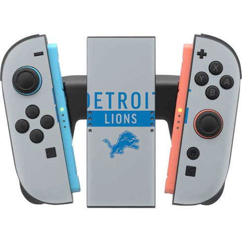 NFL Detroit Lions Grey Performance Series Nintendo Switch 2 (2025) Joy-Con Controller Skin
