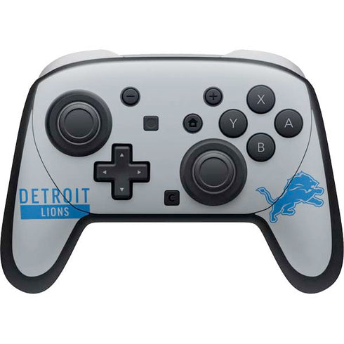NFL Detroit Lions Grey Performance Series Nintendo Skins