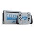 NFL Detroit Lions Grey Performance Series Nintendo Skins