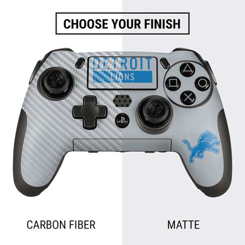 NFL Detroit Lions Grey Performance Series PlayStation Scuf Vantage 2 Controller Skin