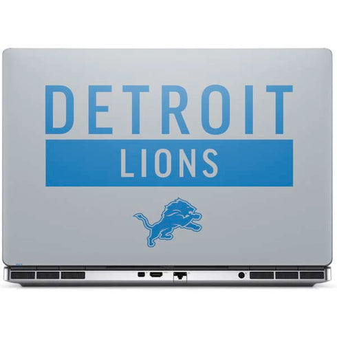 NFL Detroit Lions Grey Performance Series Dell Precision Skin