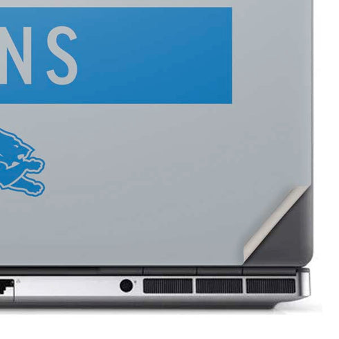 NFL Detroit Lions Grey Performance Series Dell Precision Skin