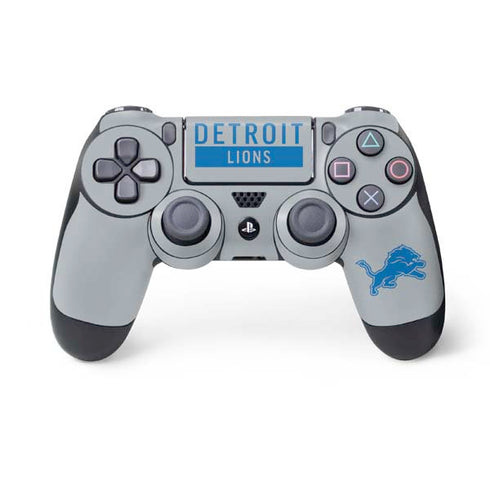 NFL Detroit Lions Grey Performance Series PlayStation PS4 Skins