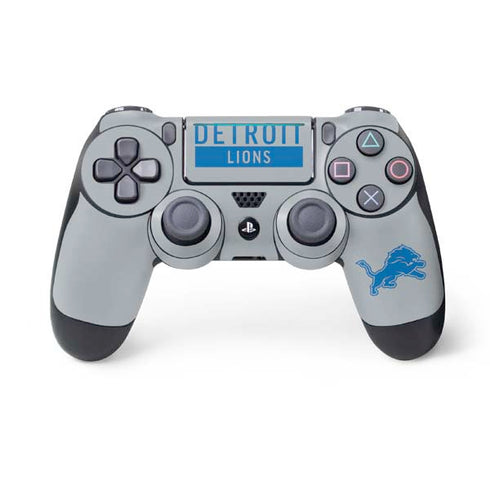 NFL Detroit Lions Grey Performance Series PlayStation PS4 Skins