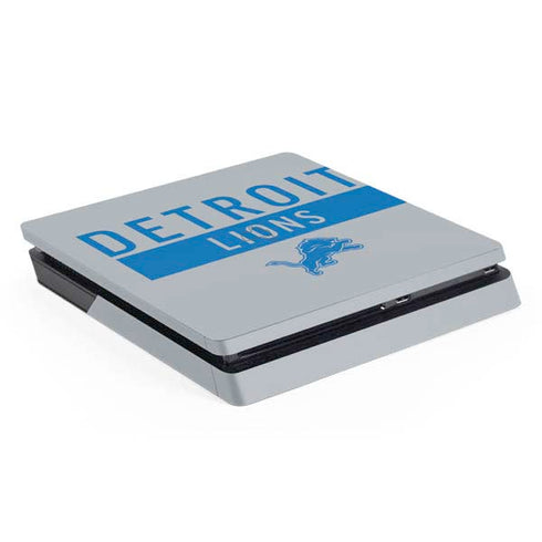 NFL Detroit Lions Grey Performance Series PlayStation PS4 Skins